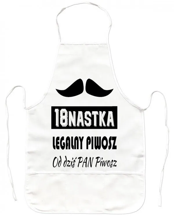 Fartuszek Kuchenny - 18nastka legalny piwosz