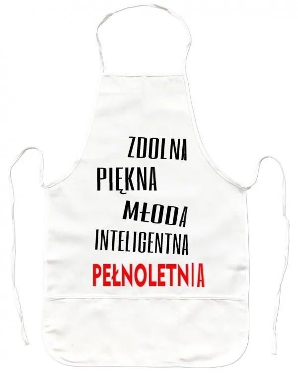 Fartuszek Kuchenny - Zdolna piękna młoda inteligentna pełnoletnia