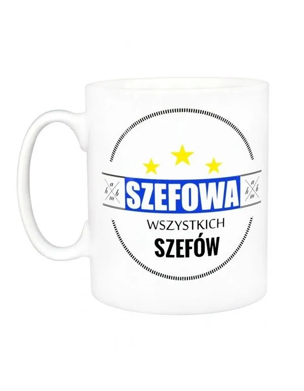Kubek biały - Szefowa Wszystkich Szefów