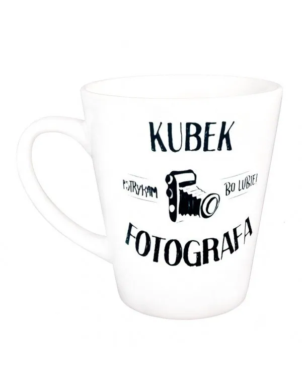 Kubek latte biały - Fotografa