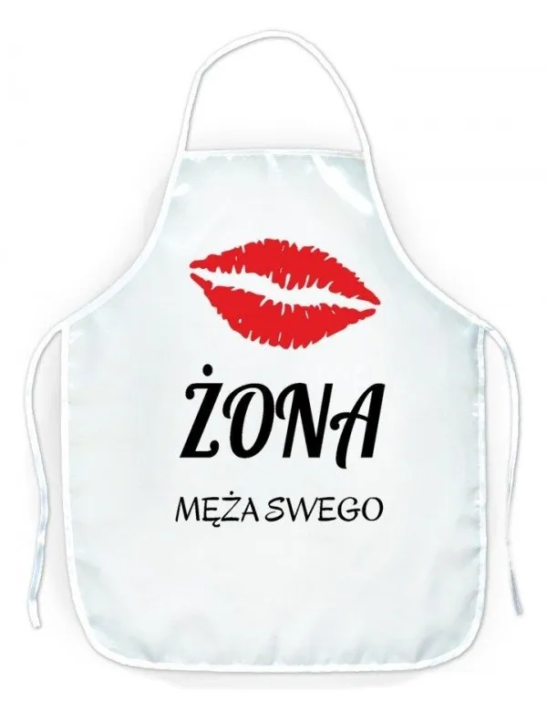 Cienki Fartuszek Kuchenny - Prezent Dla Żony